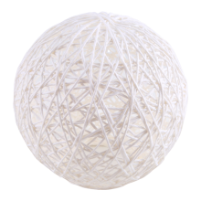 White Bamboo, Rattan Chandelier Spherical Rattan Nest Lampshade
