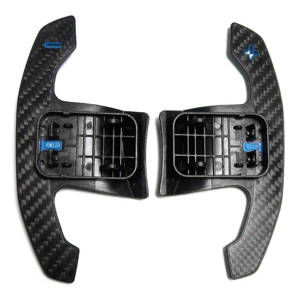 ( Style) For Bmw M3 G80 M4 G82 G83 M5 F90 - Carbon Paddle Shifters Steering Wheel Blue 8994439652584