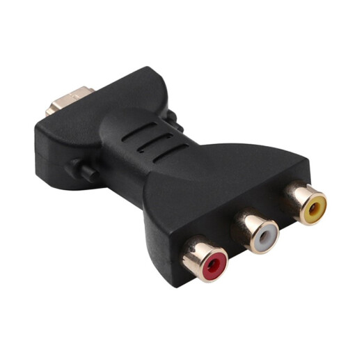 Connettore componente compatibile HDMI a 3 adattatori audio video RCA RGB