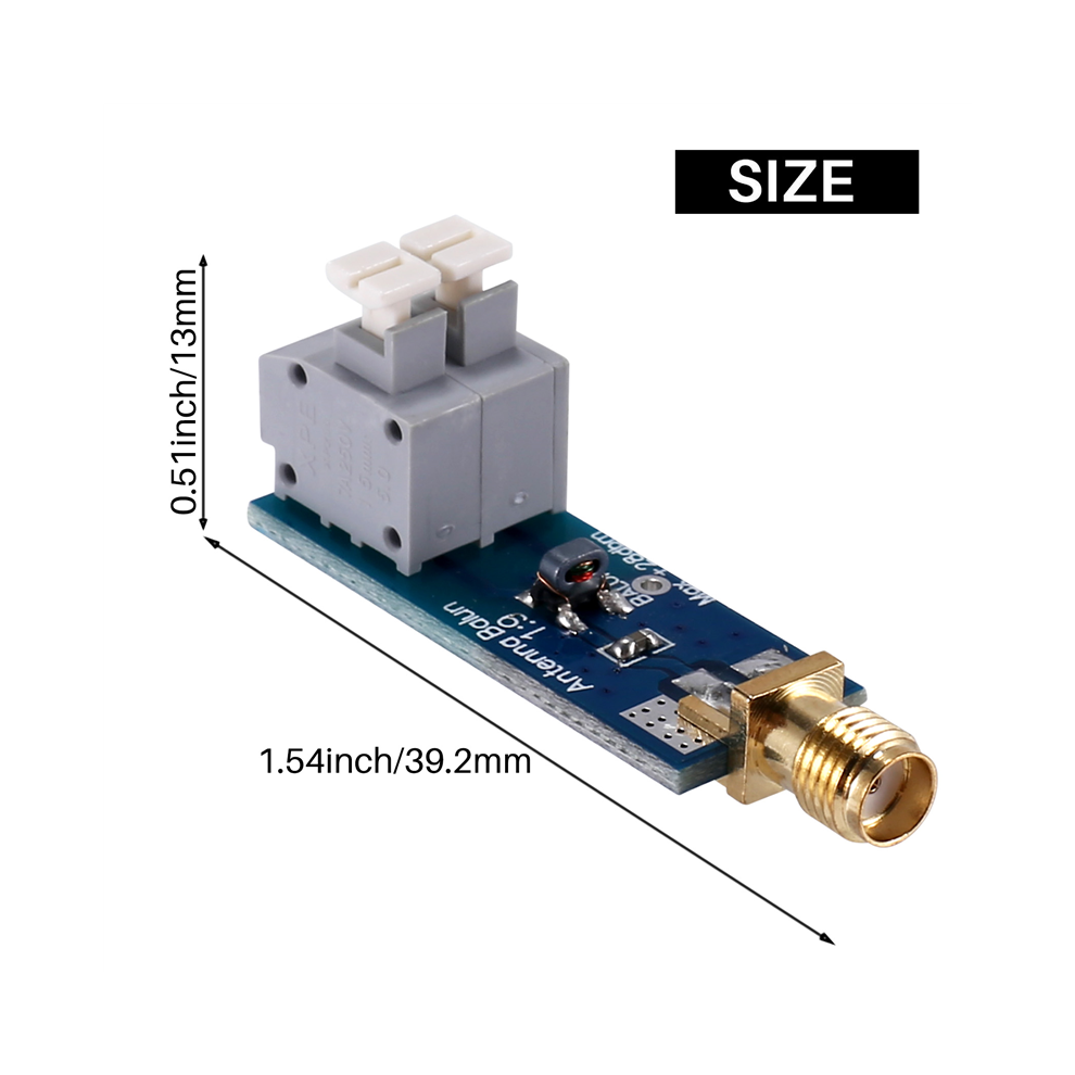 1:9 HF Antenna Balun One Nine: Tiny Low-Cost 1:9 Balun Frequency Band