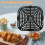 Grill Plate for Instants Air Fryers Vortex Plus 6QT, Τετράγωνο τηγάνι γκριλ 7