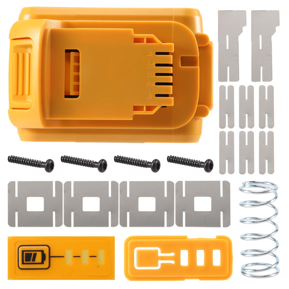 Battery Replacement Plastic Case for DeWalt 20V DCB201,DCB203,DCB204