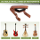 Capo para Guitarra Baixo Ukulele com Palhetas e Suporte para Palhetas 6
