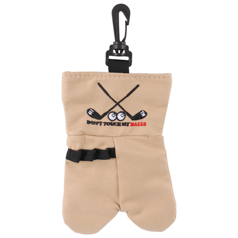 Sac de rangement pour balles de golf Ce drôle de cadeau de golf Accessoires de golf, marron