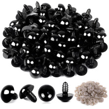 100 pe?as de olhos de seguran?a de pl?stico para gancho (0,24 polegadas/6 mm)