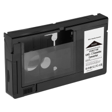 Adaptateur de cassette VHS-C pour lire VHS-C/SVHS dans un magnétoscope - compatible JVC, RCA et Panasonic
