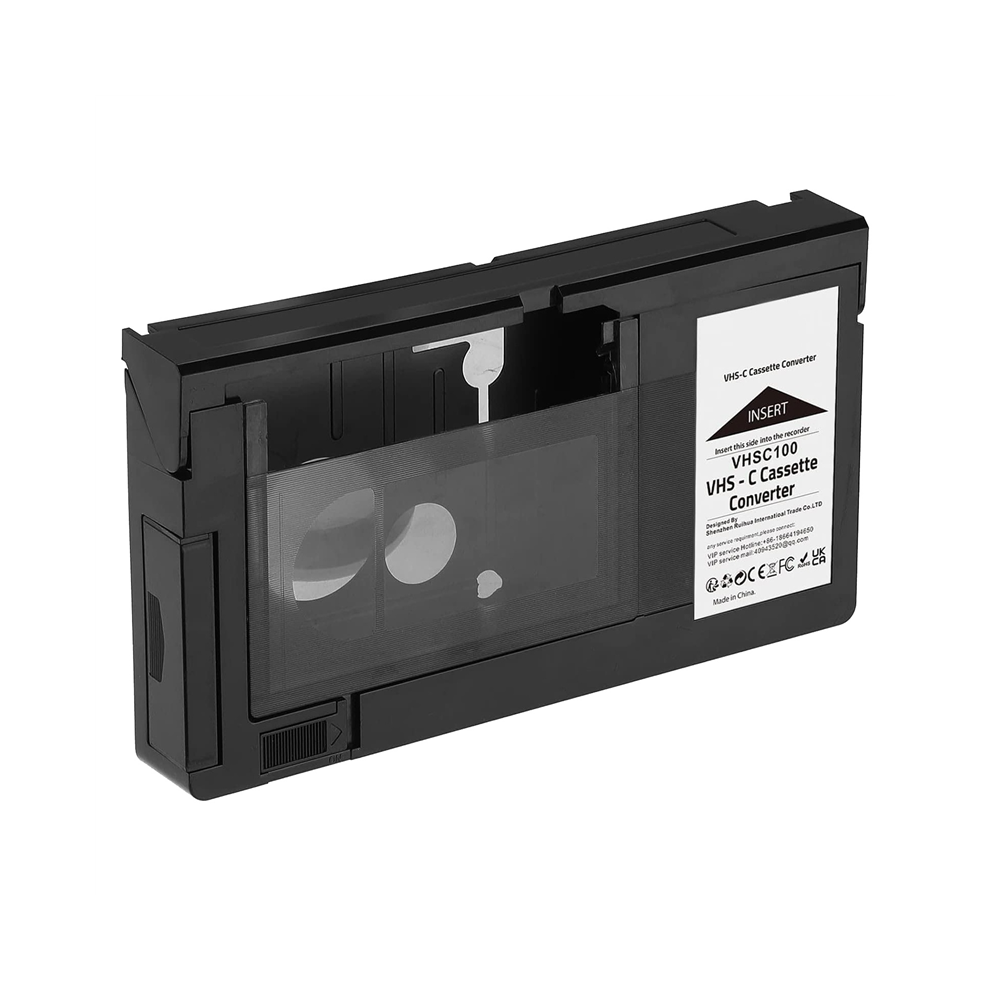 VHS-C Cassette Adapter for VHS-C SVHS Camcorders JVC RCA Panasonic