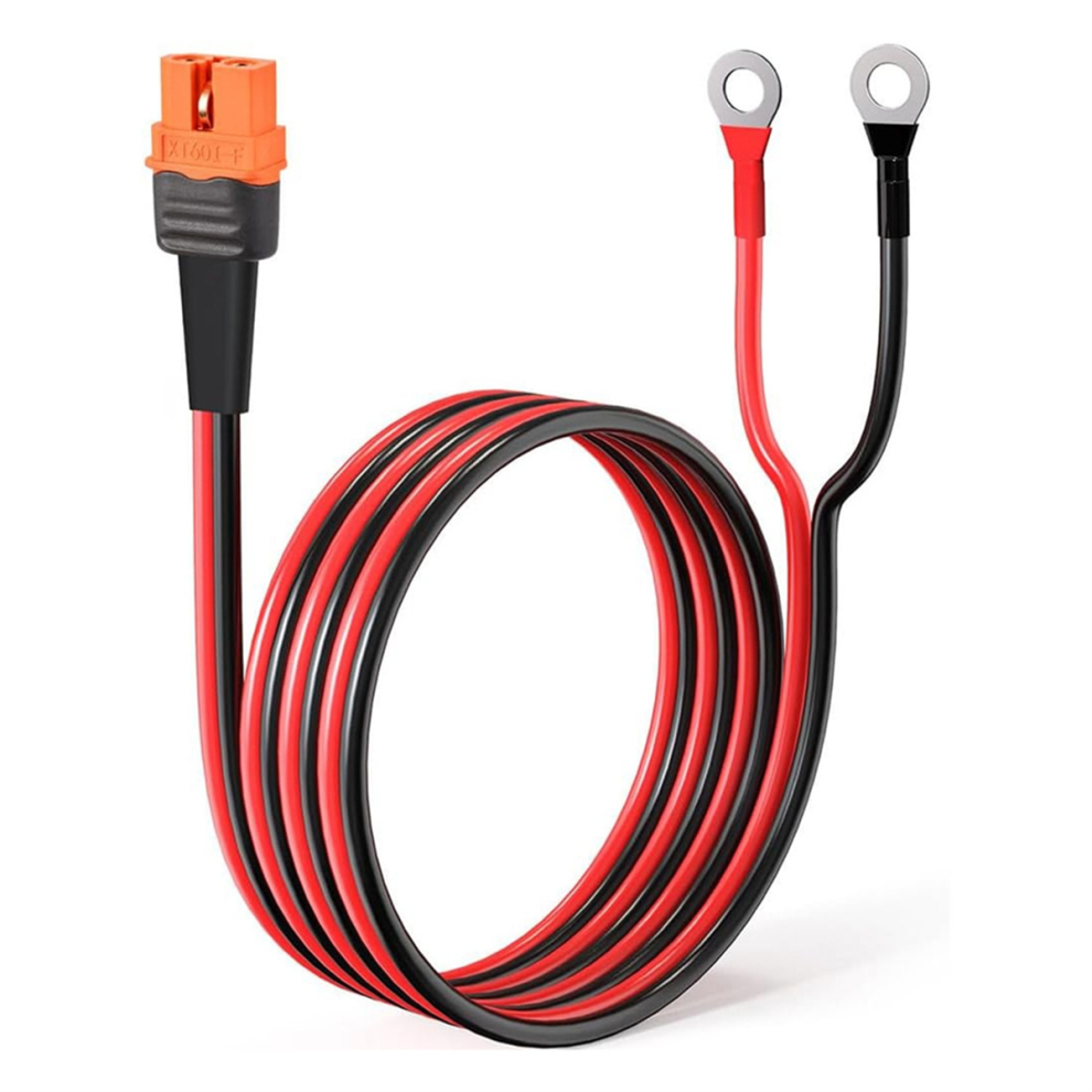 Sem 12Awg Xt60i Female To O Ring Connector With Tinned Wire