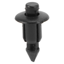 50x Plastic Rivet Bike Fairing Trim Panel Fastener Clips 6mm Black
