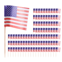 100 Amerikaanse vlag tandenstokers feest cupcake decoratie sandwich