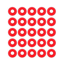 25pcs Red Silicone Grolsch Gaskets For Swing Flip Top Bottle Home Brew Beer Bottle Seals
