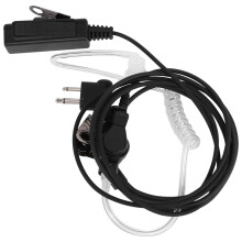 Sicherheits-Ohrhörer-Headset mit Luftschallschlauch – strahlungsreduzierend, diskret, Inline-PTT für Motorola CP040/DP1400/GP68
