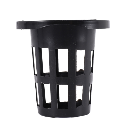 100 Pack Net Cups Slotted Mesh Wide Lip Filter Plant Net Pot