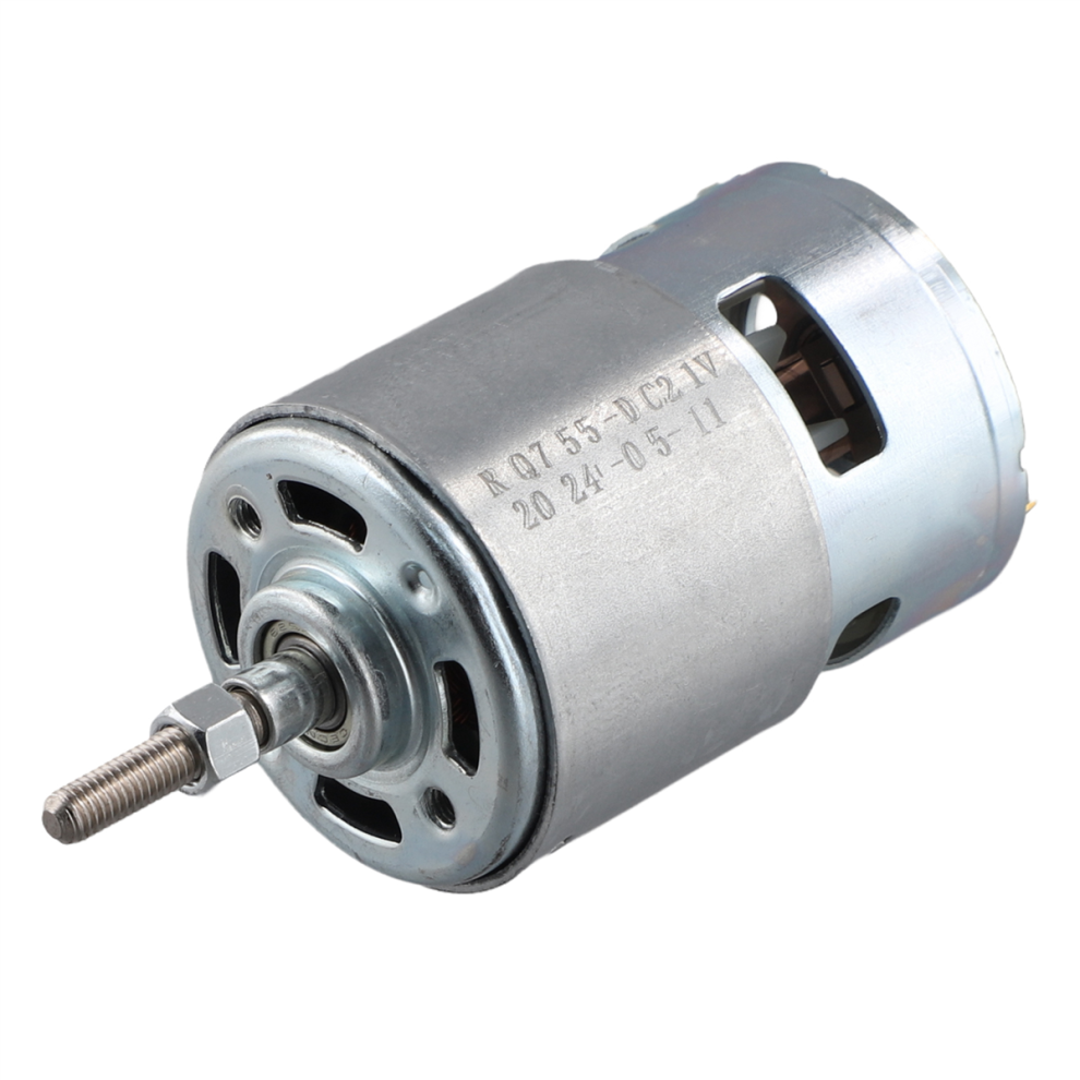 755 DC Motor for Weed Trimmer 21V Grass Cutter Motor with Long Shaft