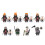 (8pcs-A) 32PCS Naruto Minifigure Building Blocks 4