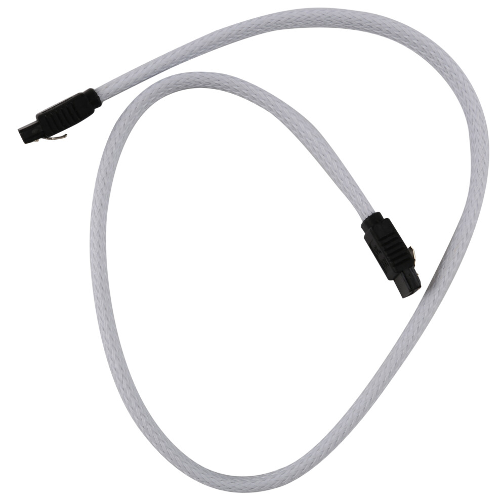 50Cm Sata 3.0 Iii Sata3 7Pin Data Cable 6Gb/S Ssd Cables(White) White 4763603044135