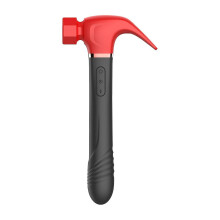 (Black and Red) 2 Color Hammer-shape Vibrating Tool Women Erotic Product Electric Stimulator Stick For Massaging Free Shipping
