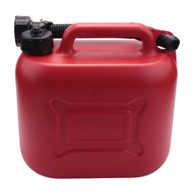 Tanque de combust?vel de carro de 5L, recipiente de pl?stico sobressalente para gasolina e g?s para viagens de carro