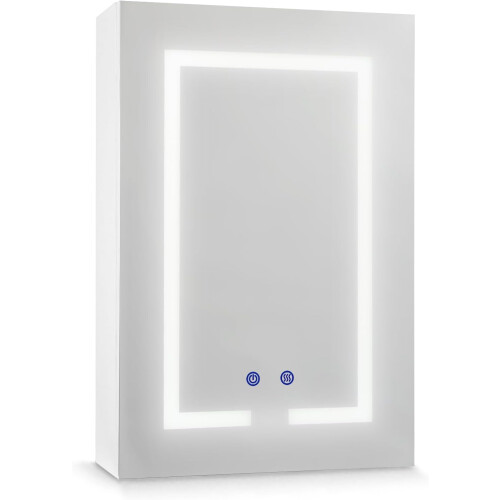AxisFurn Badezimmer-Spiegelschrank mit LED-Beleuchtung 2