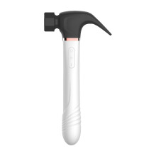 (Black Or White) 2 Color Hammer-shape Vibrating Tool Women Erotic Product Electric Stimulator Stick For Massaging Free Shipping