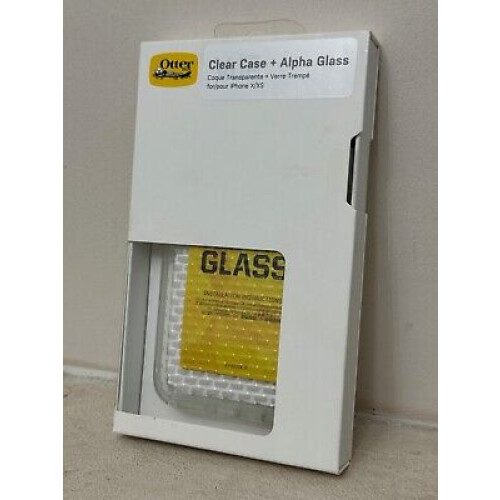 OtterBox Genuine Otterbox Patterned Clear Case + Alpha Glass for iPhone XS and iPhone X