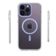 Tech21 FLEXQUARTZ Magnetic Drop Protect Clear Case for iPhone 15 Pro MAX - BLUE