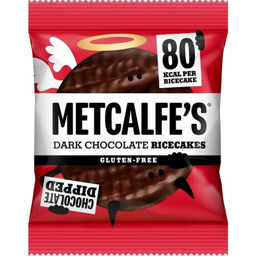 Metcalfe's Dark Chocolate Rice Cakes - 12x34g