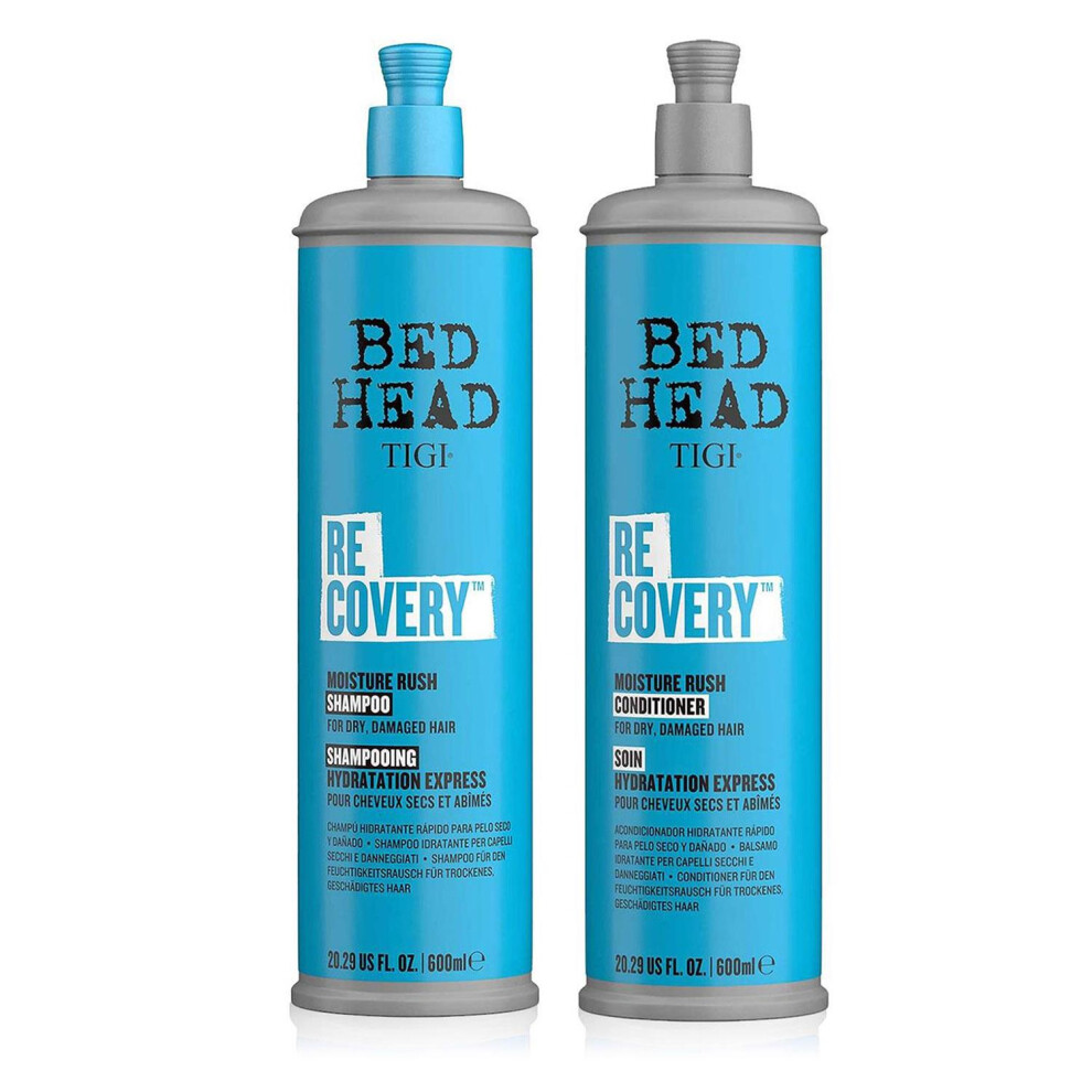 Bed Head by TIGI Recovery Moisturising Shampoo and Conditioner Duo Set 2x600ml
