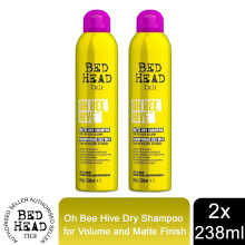 Bed Head by TIGI Oh Bee Hive Dry Shampoo for Volume and Matte Finish 238ml, 2 pk