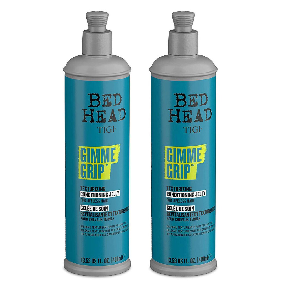 Bed Head By TIGI Gimme Grip Texturising Conditioner For Hair Texture 400ml, 2pk