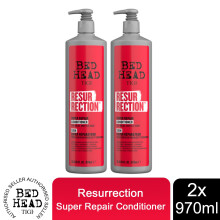 Bed Head TIGI Resurrection Repair Conditioner for Damaged Hair 970ml, 2 Pack