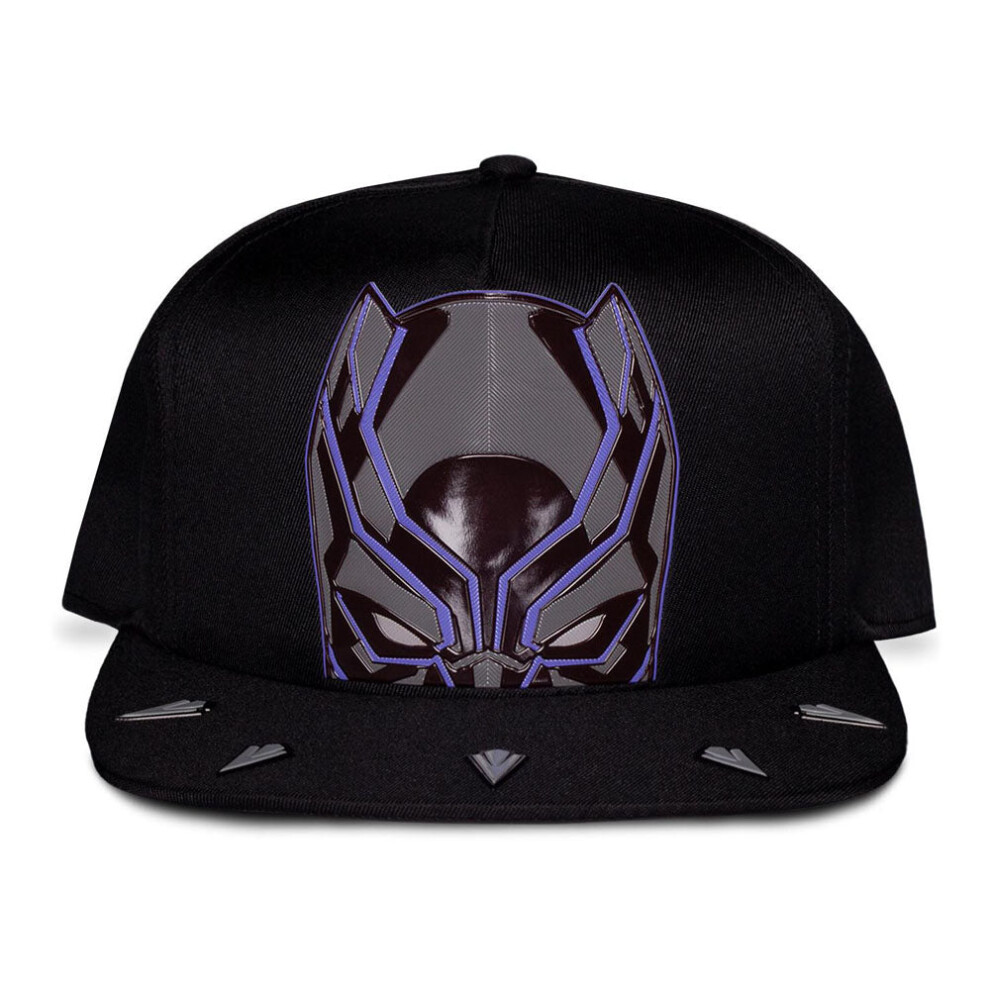 Marvel Comics Panther Mask Novelty Cap (Nh730548bpm) Black
