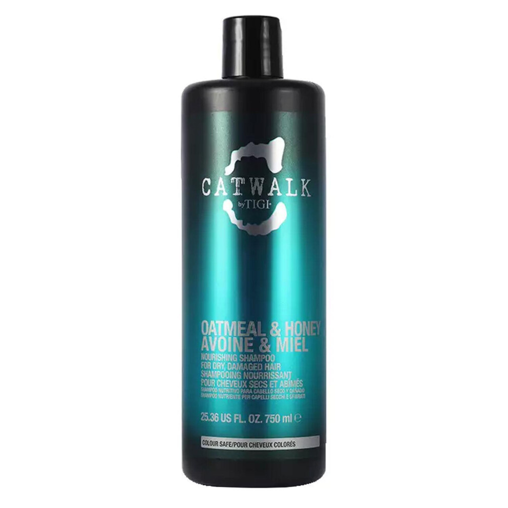 Tigi Catwalk By Shampoo Oatmeal & Honey Nourish For Damaged Hair, 750Ml, 2Pk