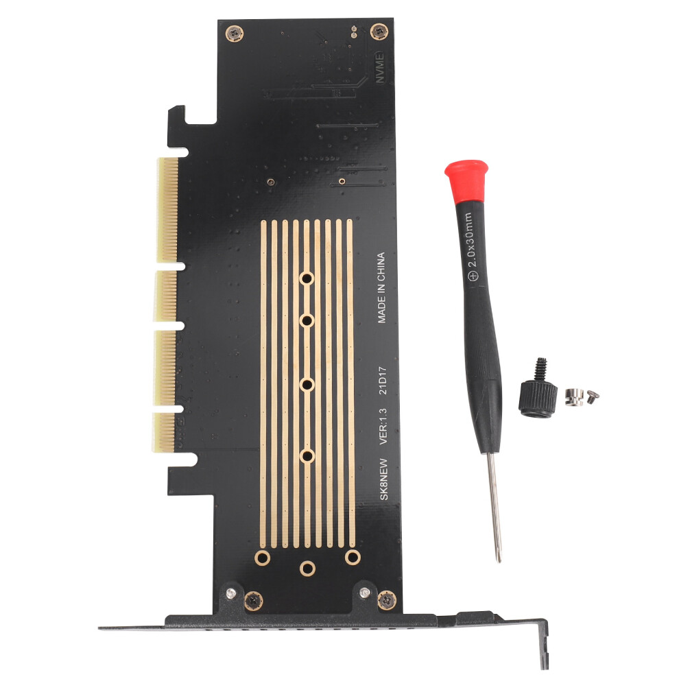 Cnnotepad M.2 X16 To 4X Nvme Pcie3.0 Gen3 Card Pci-E Vroc Adapter M.3 Built-In Turbo Fan For 4851281120040