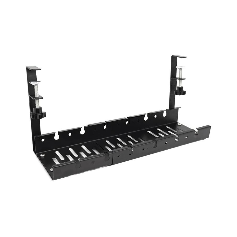 Cnnotepad Expandable Under Desk Cable Storage Rack Management Tray Socket Holder Wire Cord Power Strip Adapter Organizer 4851281113905