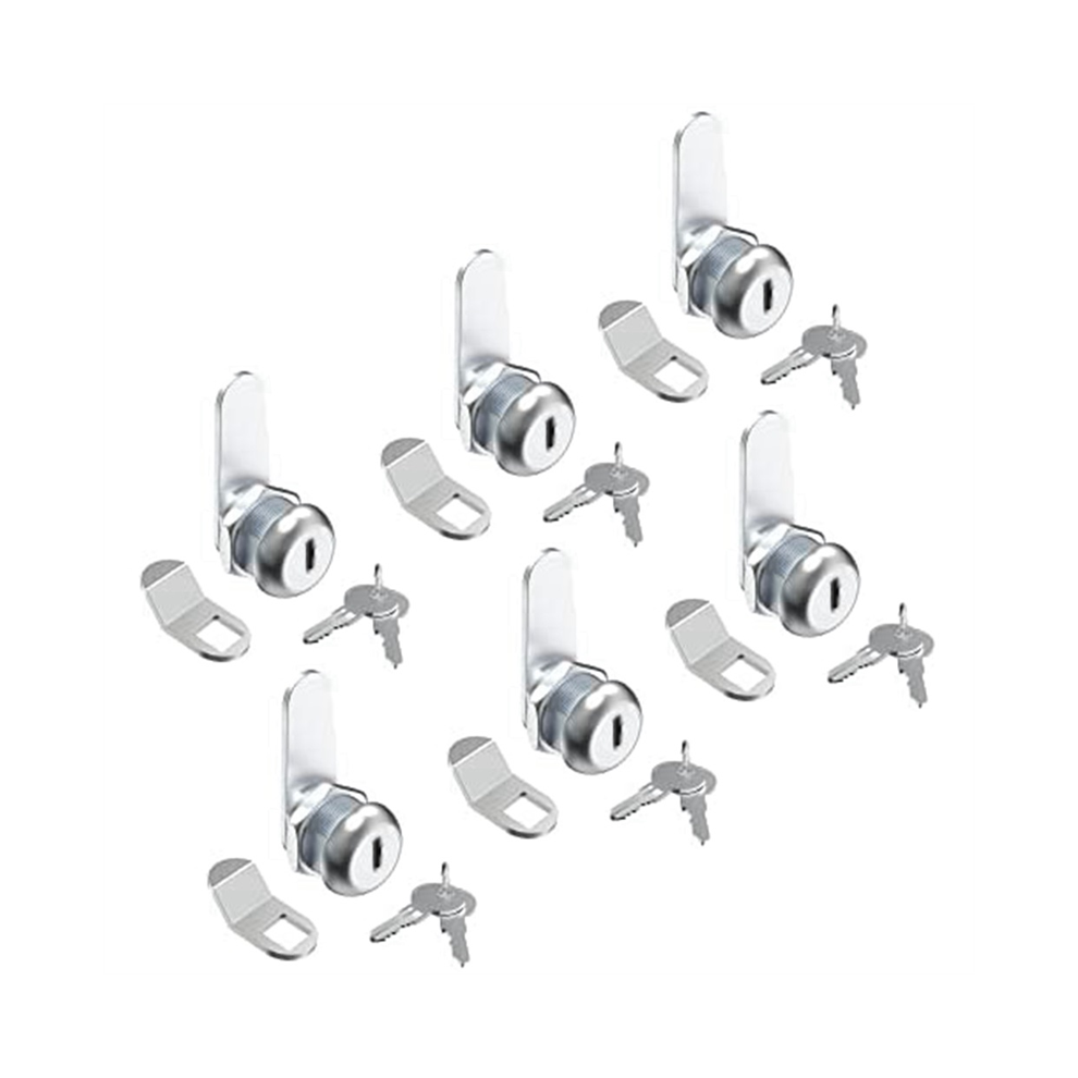 Cnnotepad 6 Pcs Mailbox Lock, 5/8Inch Cabinet Locks And Cam For Toolbox Keyed Alike, Secure Drawer File 4851281118504