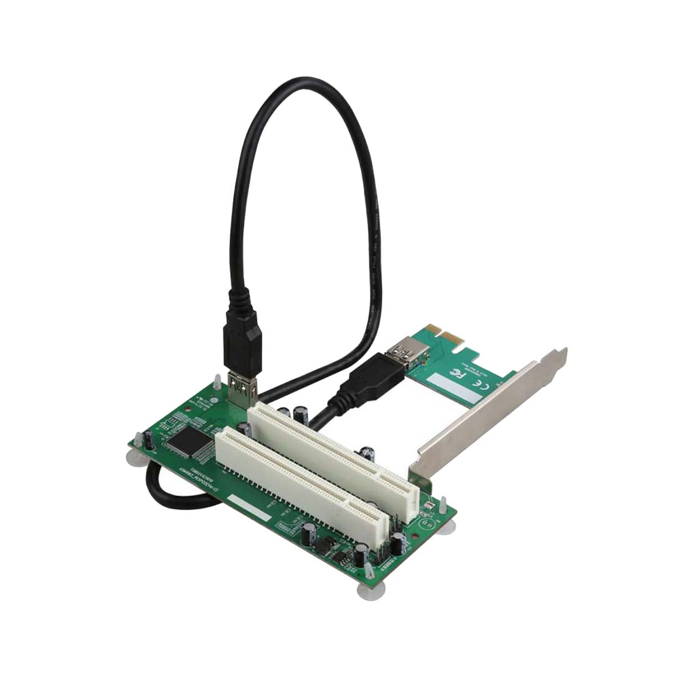 Cnnotepad Desktop Pci-Express Pci-E To Pci Adapter Card Pcie Dual Pci Slot Expansion Usb 3.0 Add On Convertor 4851281112915