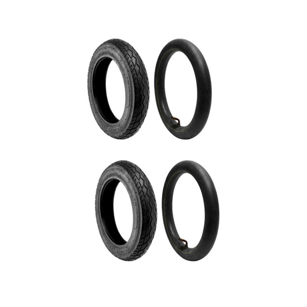 Lot de 2 pneus pour voiture à batterie 12 1/2 x 2 1/4 57-203 pour fauteuil roulant électrique intérieur et extérieur 62-203 pneumatique