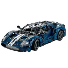 Compatible 42154 Technic 2022 Ford Gt Car Model Kit Compatible With Adults To Build, 1:12 Scale Supe