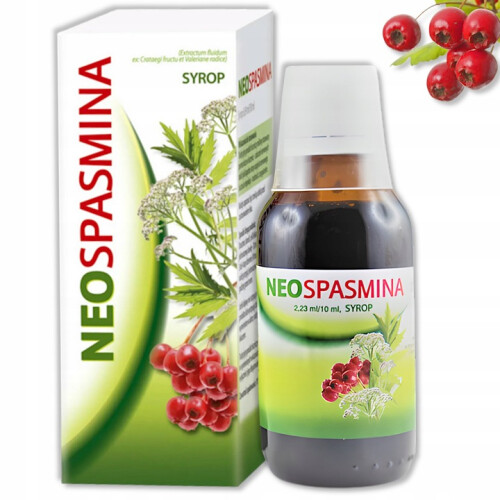 Neospasmina syrup for anxiety and difficulty falling asleep 119 ml