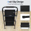 Costway Folding Step Ladder 3-Step Ladder Portable Step Stool 265KG Capacity 6