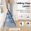 Costway Folding Step Ladder 3-Step Ladder Portable Step Stool 265KG Capacity 5