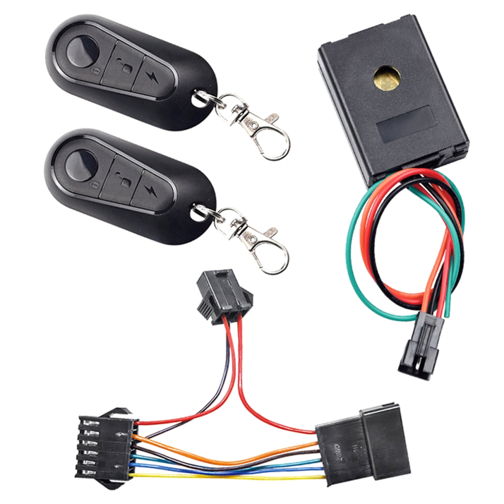 Llhappy-Electric Bicycle Alarm, Touch Start Bike Alarm 36?72V Anti Theft Security System For Scooter Black 4851281118252