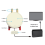 Taiko Drum for Console Controller Sticks No Tatsujin with 5