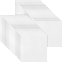 LLhappy-100 Sheets Microwave Kiln Paper, 3x3In,Shelf Paper for Glass Fusing Gasket or Liner Stove Furnace