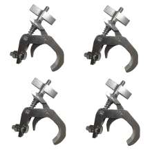 4 stuks aluminium lichthaken bewegende veer klauwvormige podiumverlichtingsarmaturen