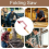 LLhappy-Steel Frame Coping Saw Precision Engraving Hand Wire Cutting Saws Efficient Tool Self-Cleaning WithHandle B 2
