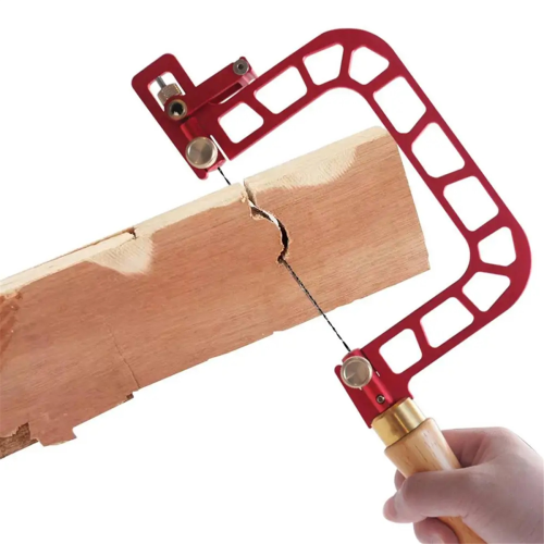 LLhappy-Steel Frame Coping Saw Precision Engraving Hand Wire Cutting Saws Efficient Tool Self-Cleaning WithHandle A 2
