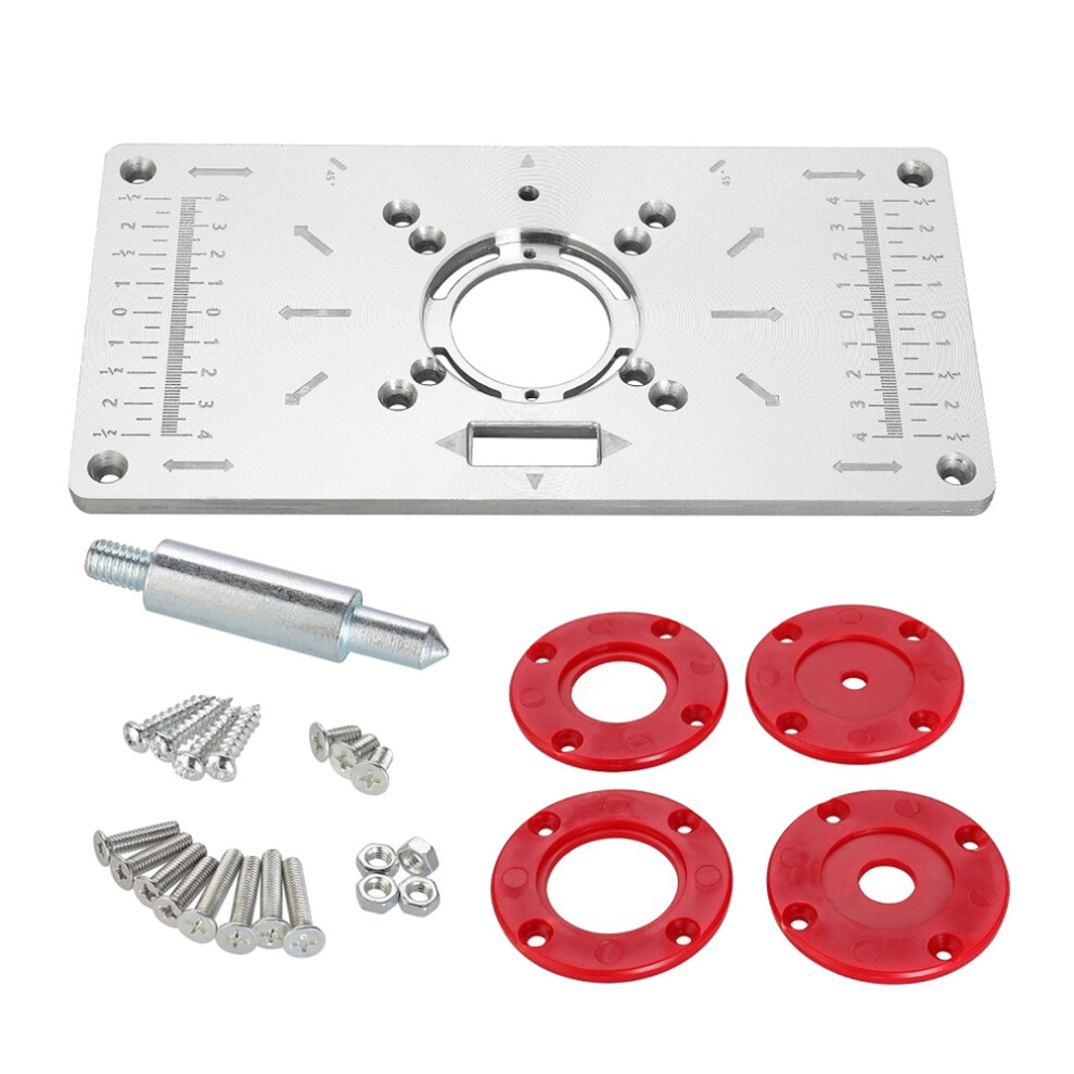Planche à découper en alliage d'aluminium pour le travail du bois, pour couper, rainurer, insérer des plaques, outils électriques