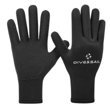 Duikhandschoenen 5 mm hoog elastisch warm wetsuit winter geschikt voor duiken snorkelen peddelen S